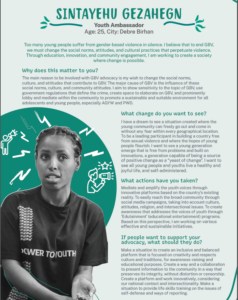 PtY Amref Youth profile