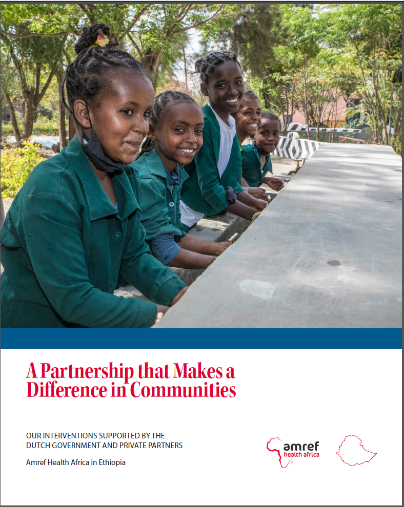 Amref-Dutch at a Glance cover photo