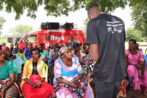 Amref’s Afya Kamilifu Project in collaboration with Tanzania Communications Development Centre (TCDC) in Simiyu region conducted community awareness through Public Announcement (PAs) from 15th to 28th February2021 in Bariadi Town Council, Bariadi District, Itilima District and Maswa District.